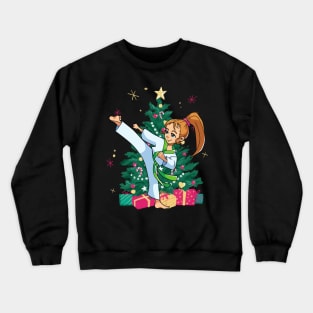 Merry Kickmas Xmas Merry Christmas Gifts Crewneck Sweatshirt